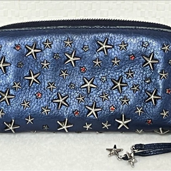 Jimmy Choo Long Star Studded Wallet - Picture 2 of 9